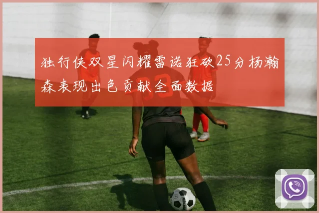 独行侠双星闪耀雷诺狂砍25分杨瀚森表现出色贡献全面数据